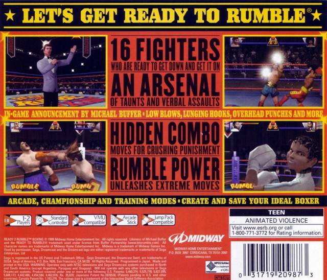 Ready 2 Rumble Boxing - (DC) SEGA Dreamcast  [Pre-Owned] Video Games Midway   