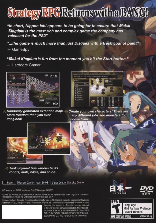 Makai Kingdom: Chronicles of the Sacred Tome - (PS2) PlayStation 2 [Pre-Owned] Video Games NIS America   