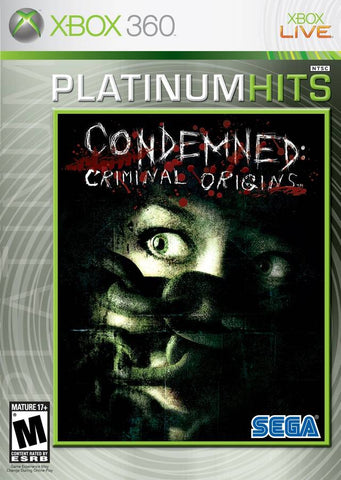 Condemned: Criminal Origins (Platinum Hits) - Xbox 360 Video Games Sega   