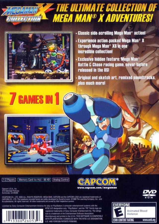 Mega Man X Collection - (PS2) PlayStation 2 Video Games Capcom   