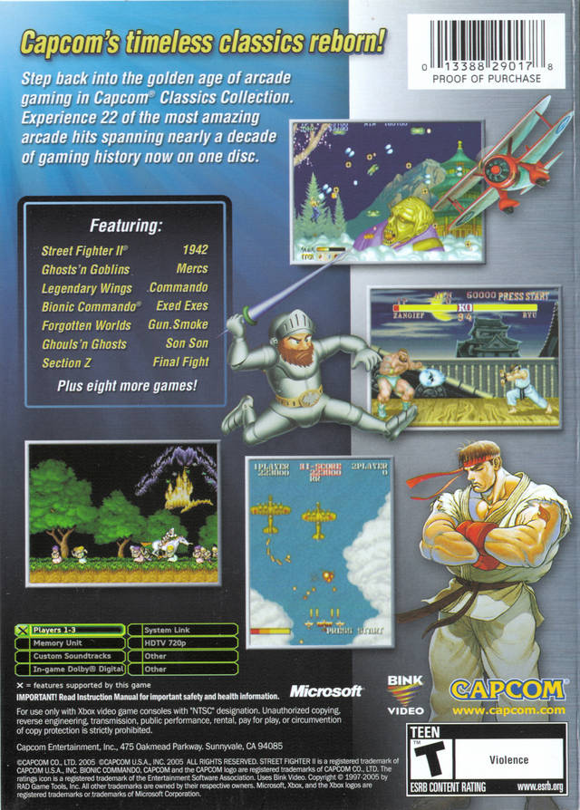 Capcom Classics Collection - (XB) Xbox [Pre-Owned] Video Games Capcom   