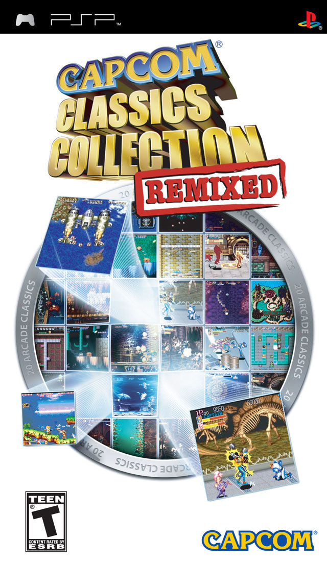 Capcom Classics Collection Remixed - Sony PSP [Pre-Owned] Video Games Capcom   