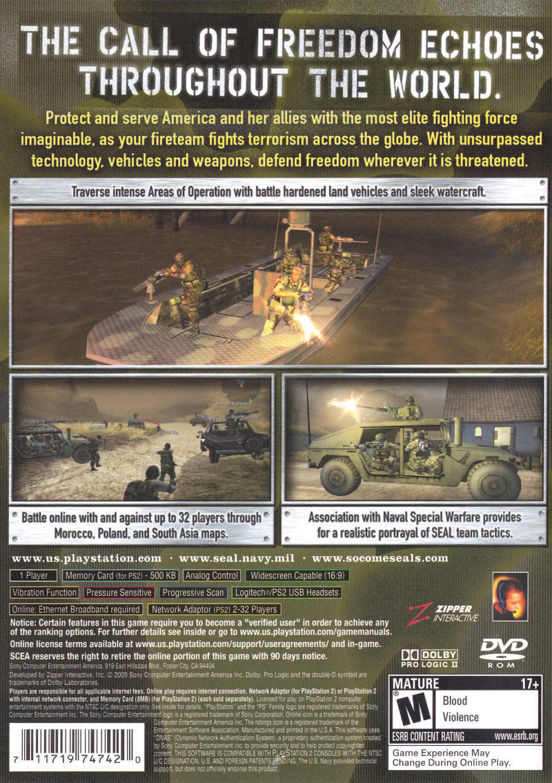 SOCOM 3: U.S. Navy SEALs (Greatest Hits) - (PS2) PlayStation 2 [Pre-Owned] Video Games SCEA   