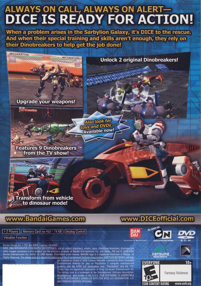 DICE: DNA Integrated Cybernetic Enterprises - PlayStation 2 Video Games Bandai   