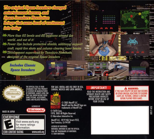 Space Invaders Revolution - (NDS) Nintendo DS Video Games Mastiff   