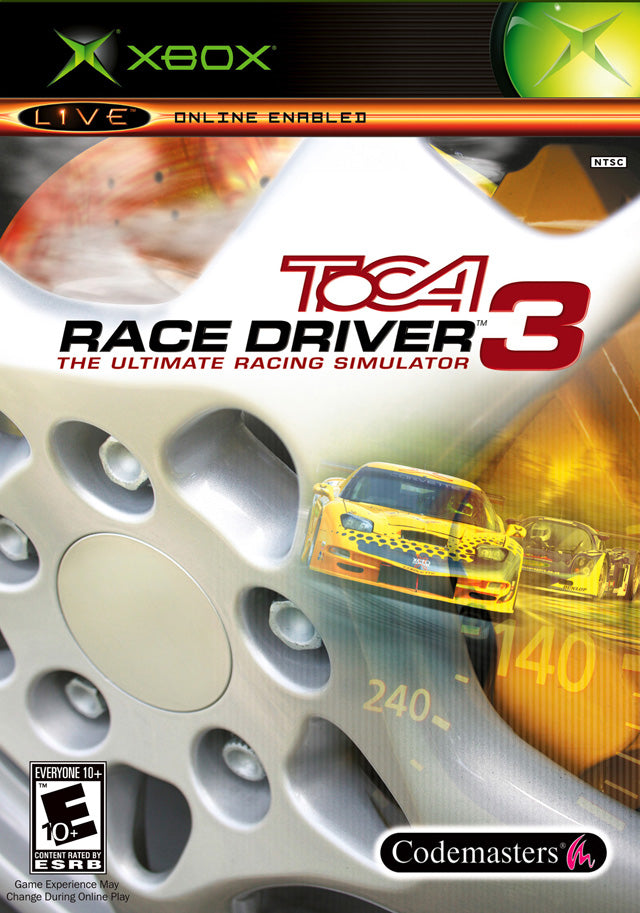TOCA Race Driver 3 - Xbox Video Games Codemasters   