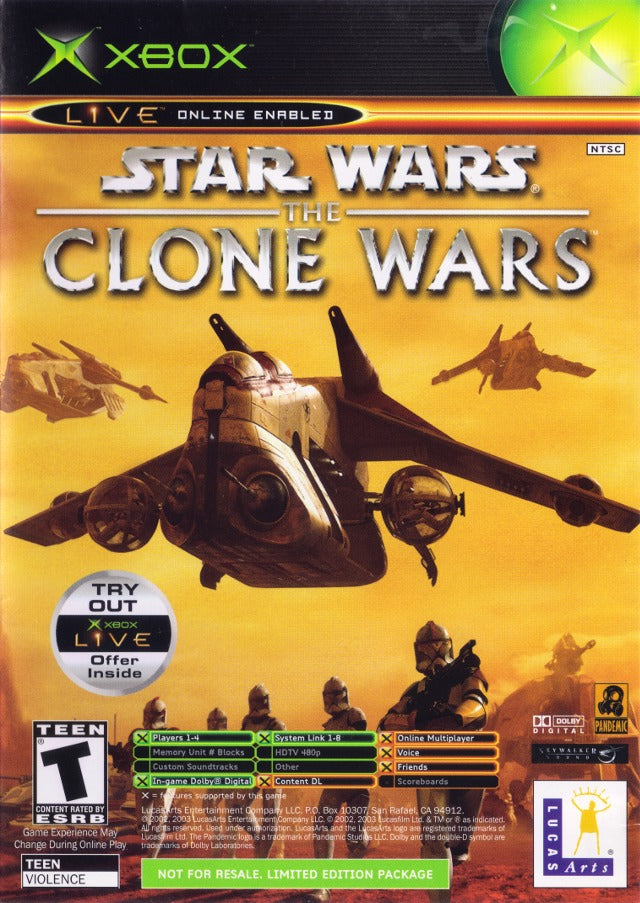Star Wars: The Clone Wars & Tetris Worlds - (XB) Xbox [Pre-Owned