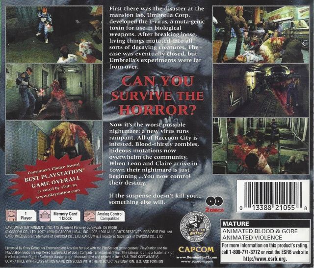 Resident Evil 2 Playstation 1 | Cuotas sin interés Resident Evil 2 Playstation 1 | Cuotas sin interés