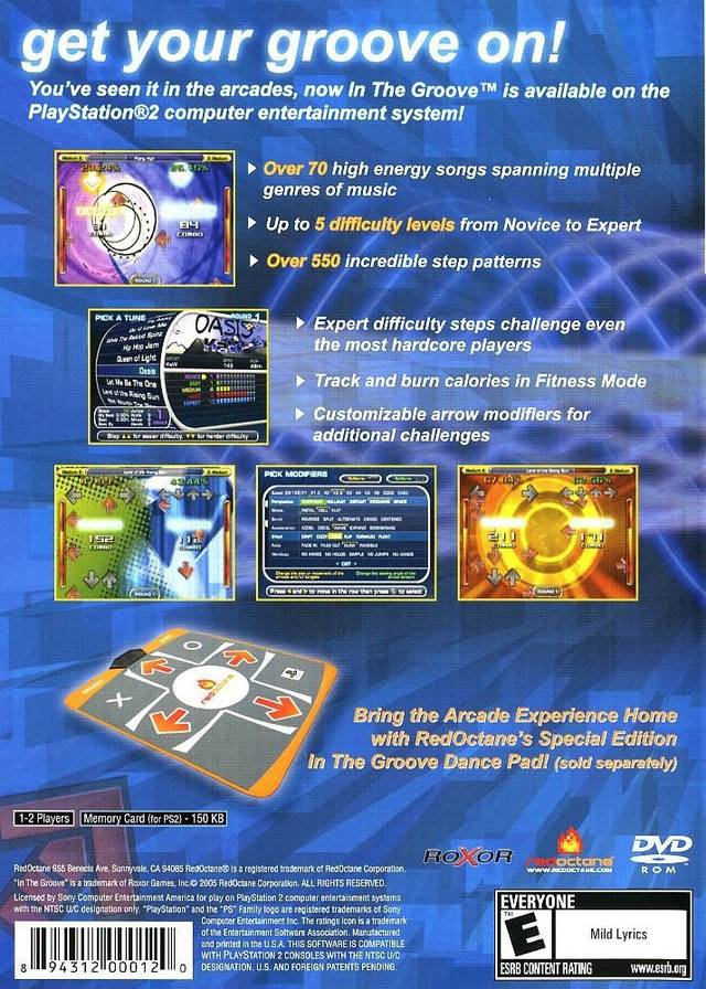 In The Groove - (PS2) PlayStation 2 Video Games RedOctane   