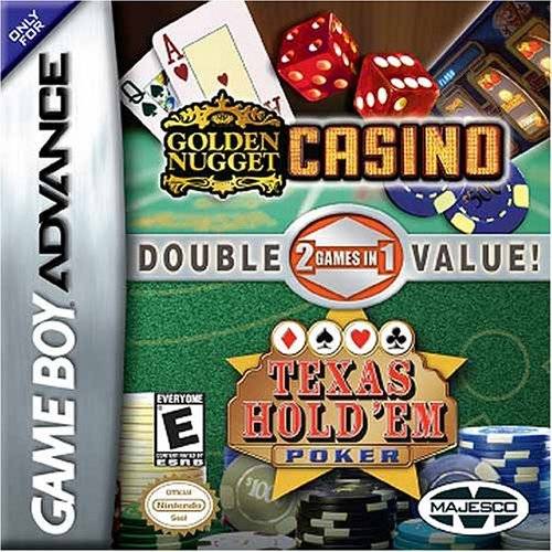Golden Nugget Casino / Texas Hold 'Em Double Pack - (GBA) Game Boy Advance Video Games Majesco   