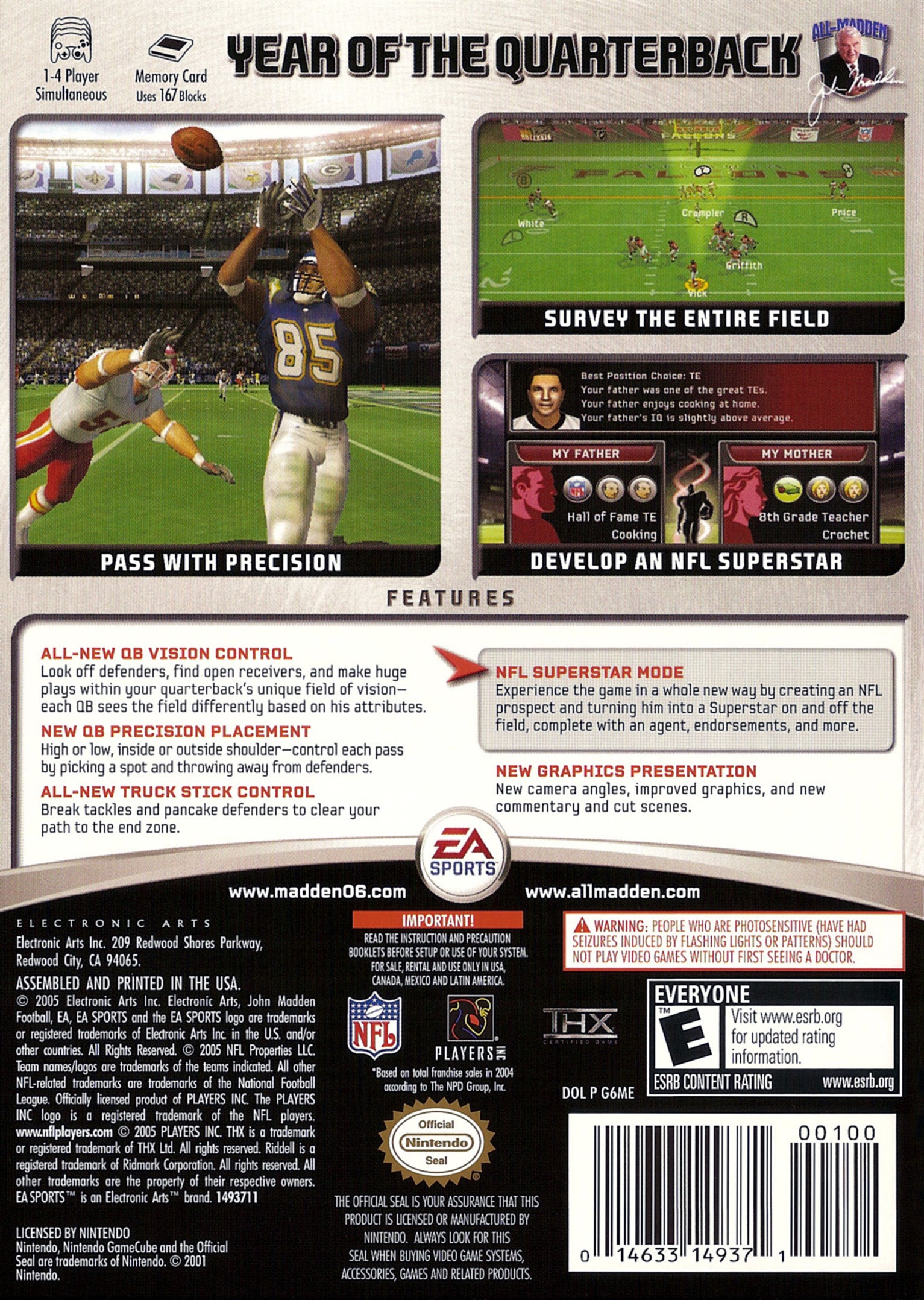 Madden NFL 06 - (GC) GameCube [Pre-Owned] Video Games EA Sports   