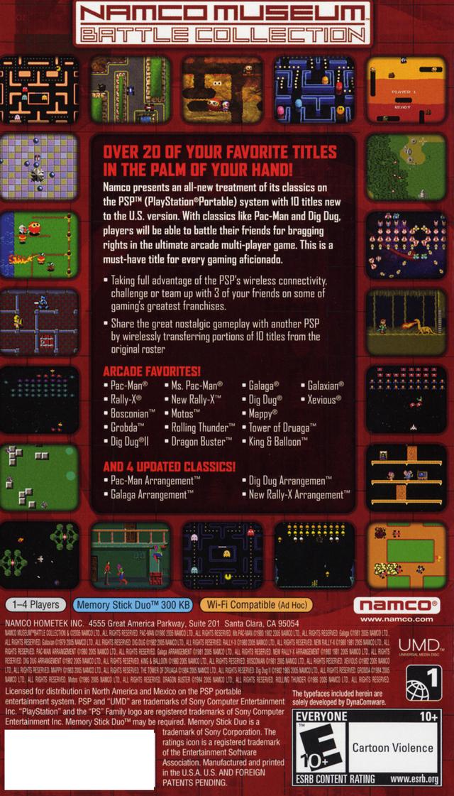Namco Museum Battle Collection (PSP Essentials) - SONY PSP [Pre-Owned] (European Import) Video Games Namco   