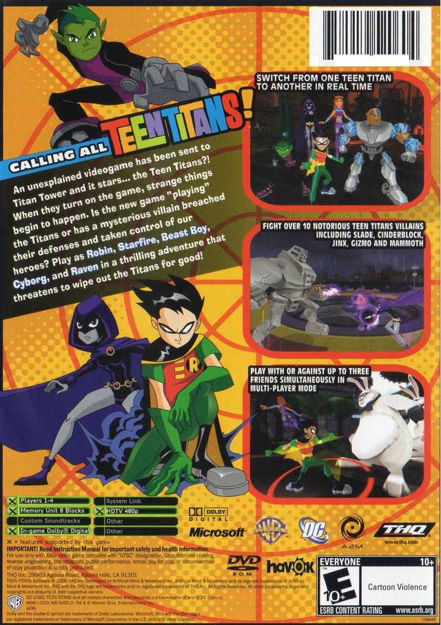 Teen Titans - Xbox Video Games THQ   