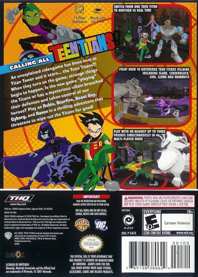 Teen Titans - (GC) GameCube [Pre-Owned] Video Games THQ   
