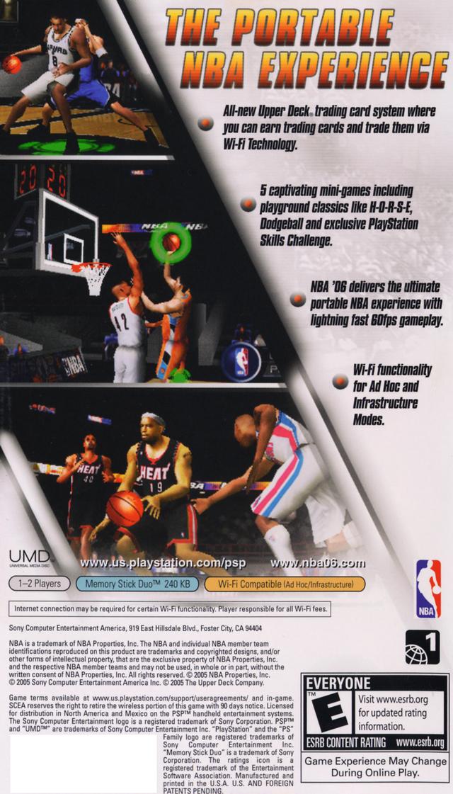 NBA 06 - Sony PSP [Pre-Owned] Video Games SCEA Sports Studio   