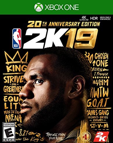 NBA 2K19 (20th Anniversary Edition) - (XB1) Xbox One [Pre-Owned] Video Games 2K   