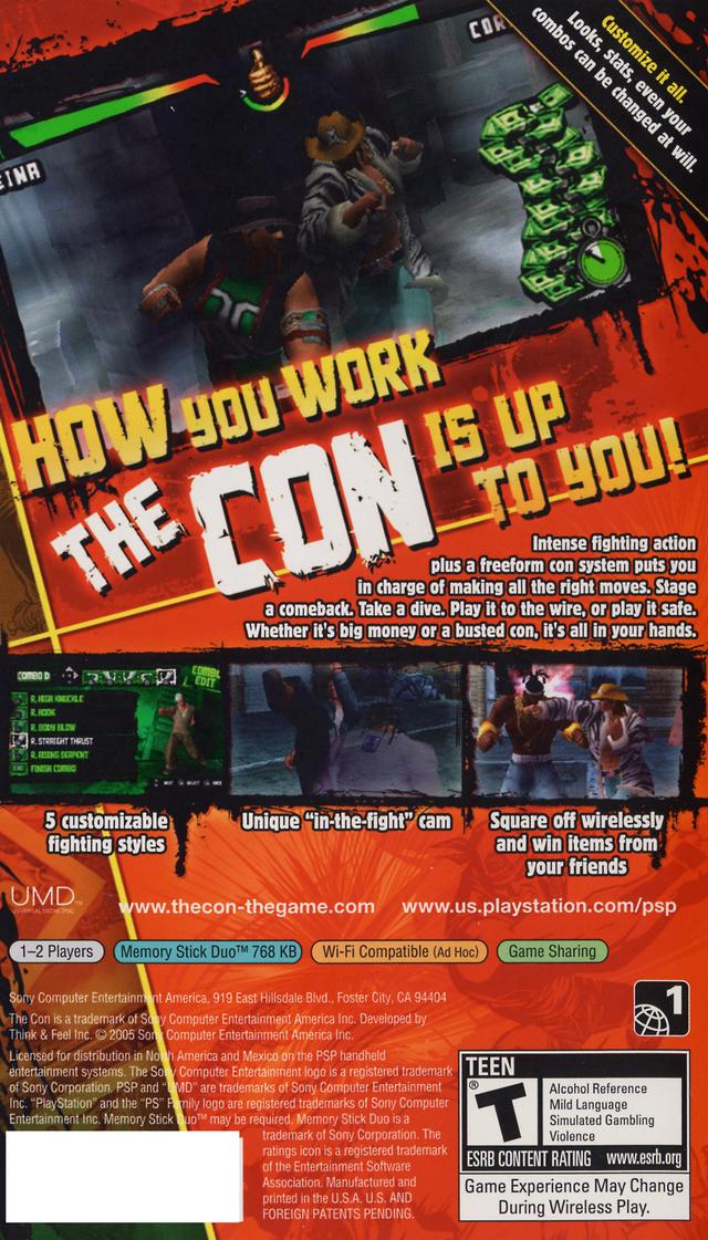The Con - Sony PSP [Pre-Owned] Video Games SCEA   