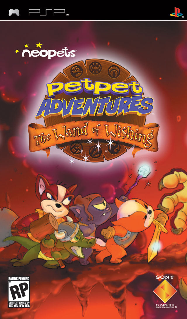 Neopets Petpet Adventures: The Wand of Wishing - SONY PSP [Pre