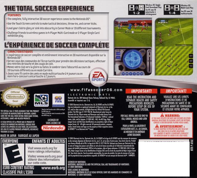FIFA 06 Soccer - (NDS) Nintendo DS Video Games EA Sports   
