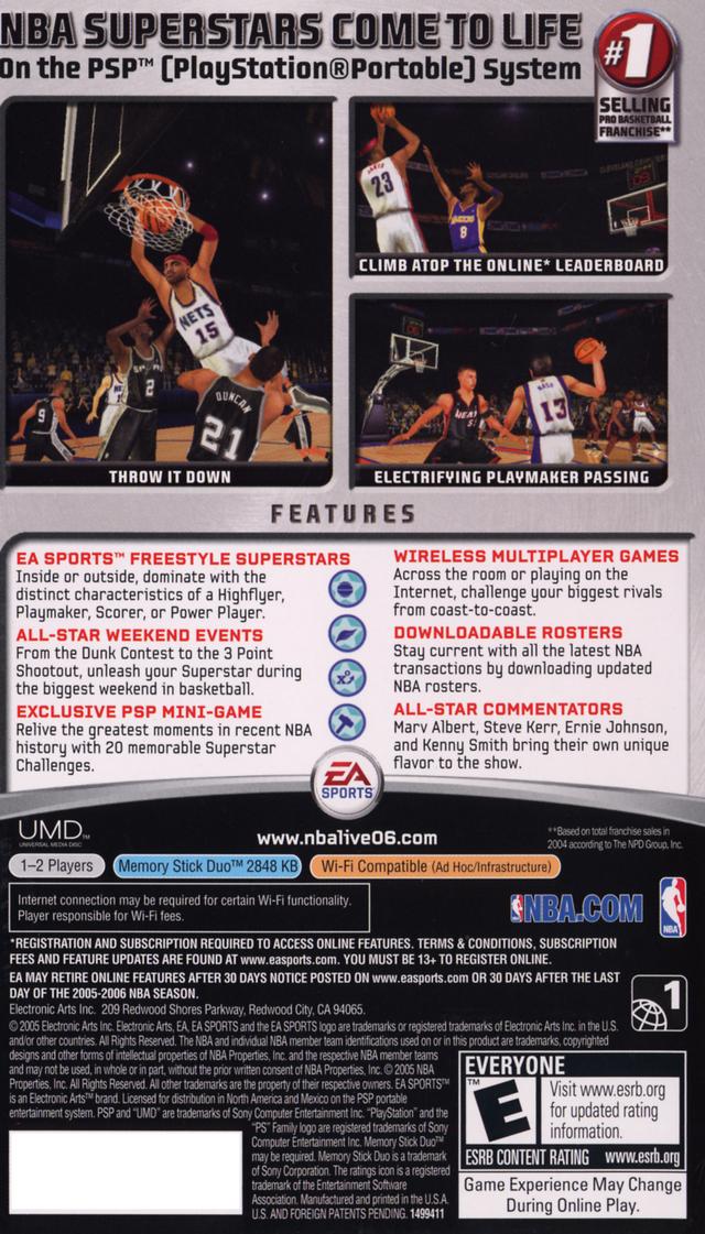NBA Live 06 - Sony PSP [Pre-Owned] Video Games EA Sports   