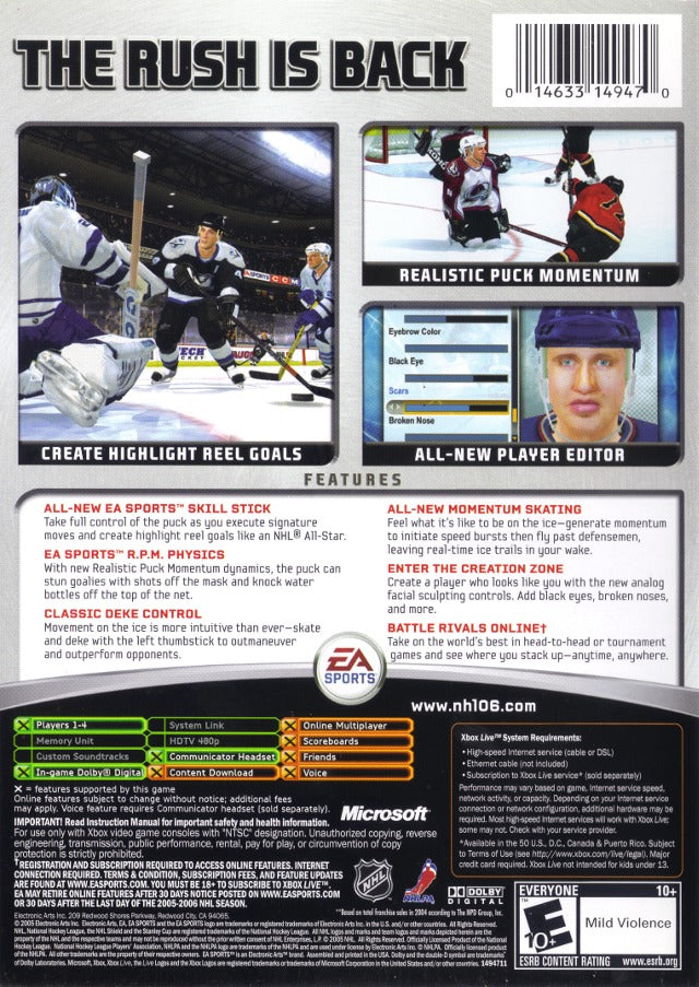 NHL 06 - (XB) Xbox [Pre-Owned] Video Games EA Sports   