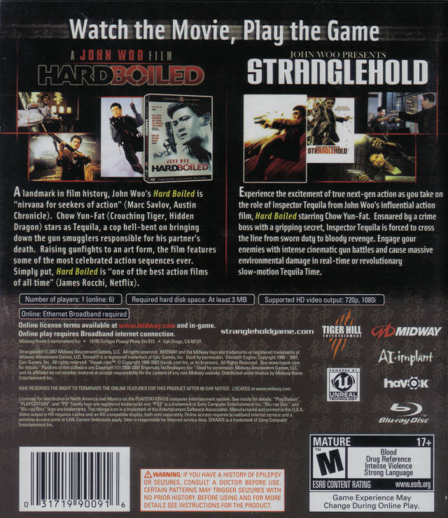 Stranglehold (Collector's Edition) - (PS3) PlayStation 3 [Pre-Owned] Video Games Midway   