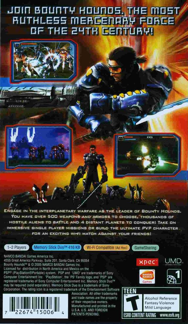 Bounty Hounds - Sony PSP [Pre-Owned] Video Games Namco Bandai Games   