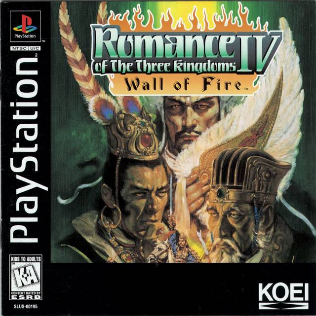Romance of the Three Kingdoms IV: Wall of Fire - (PS1) PlayStation 1 [Pre-Owned] Video Games Koei   
