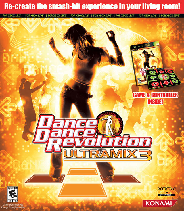 Dance Dance Revolution Ultramix 3 (Bundle) - Xbox Video Games Konami   