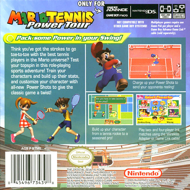 Mario Tennis: Power Tour - (GBA) Game Boy Advance [Pre-Owned] Video Games Nintendo   