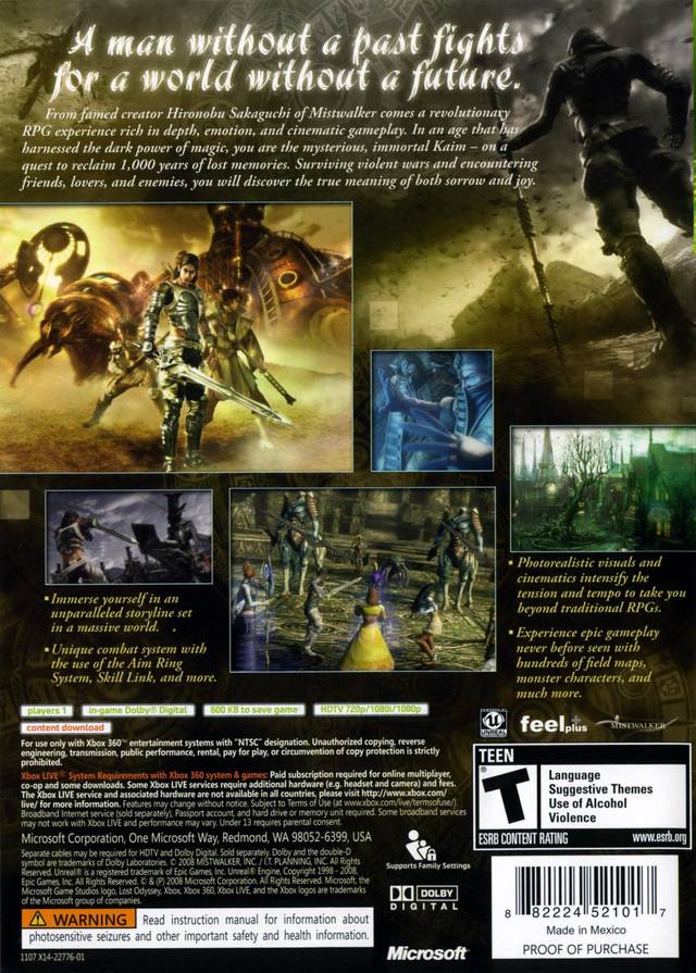 Lost Odyssey - Xbox 360 [Pre-Owned] Video Games Microsoft Game Studios   