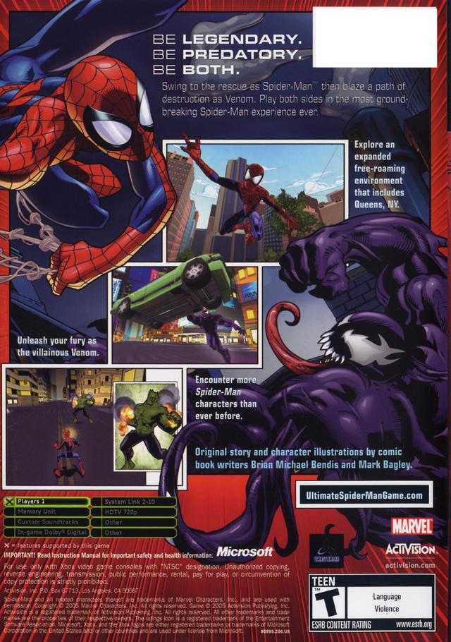 Ultimate Spider-Man - Xbox [Pre-Owned] Video Games Activision   
