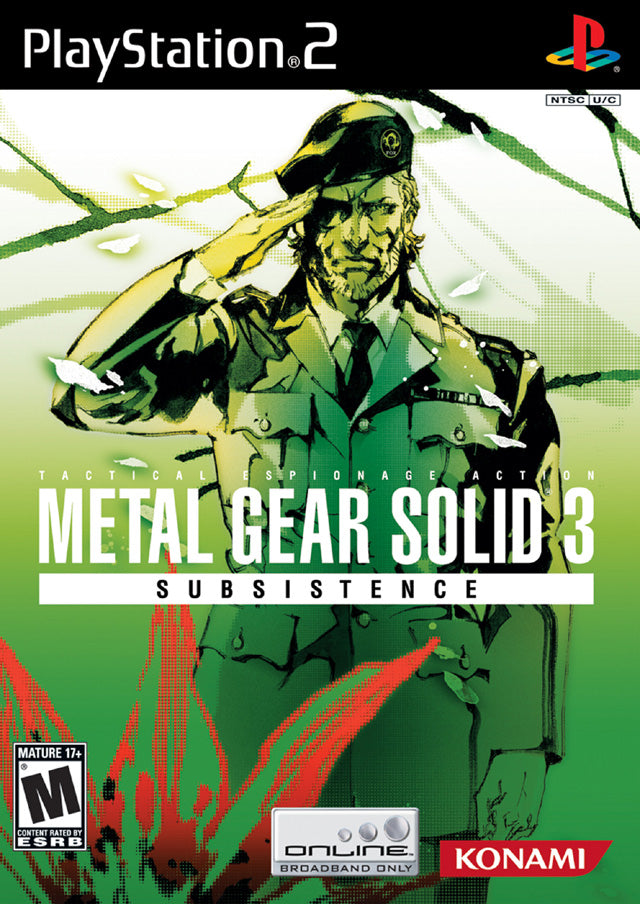 Metal Gear Solid 3: Subsistence - (PS2) PlayStation 2 [Pre-Owned] Video Games Konami   