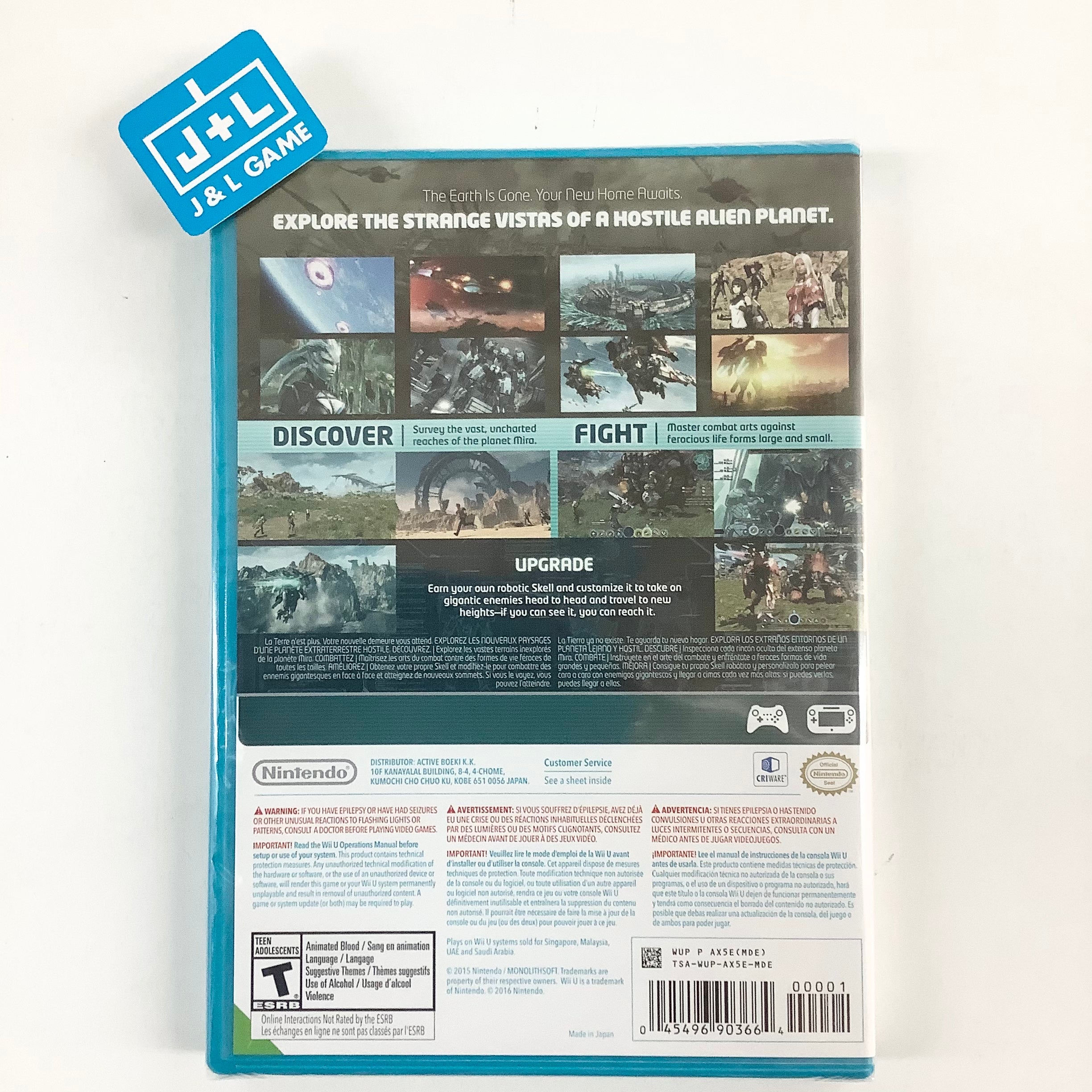 Xenoblade Chronicles X - Nintendo Wii U (World Edition) Video Games Nintendo   