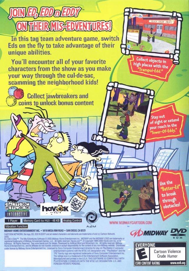 Ed, Edd n Eddy: The Mis-Edventures - (PS2) PlayStation 2 [Pre-Owned] Video Games Midway   