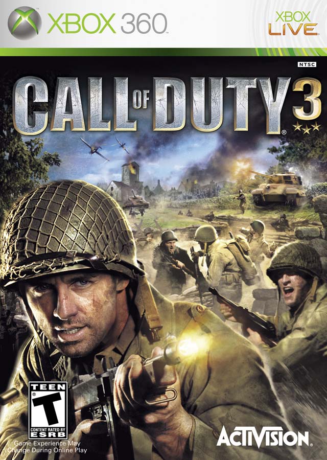 Call of Duty 3 - Xbox 360 Video Games Activision   