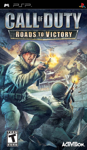 Call of Duty: Roads to Victory - PSP Video Games Activision   
