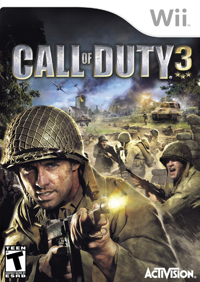 Call of Duty 3 - Nintendo Wii Video Games Activision   