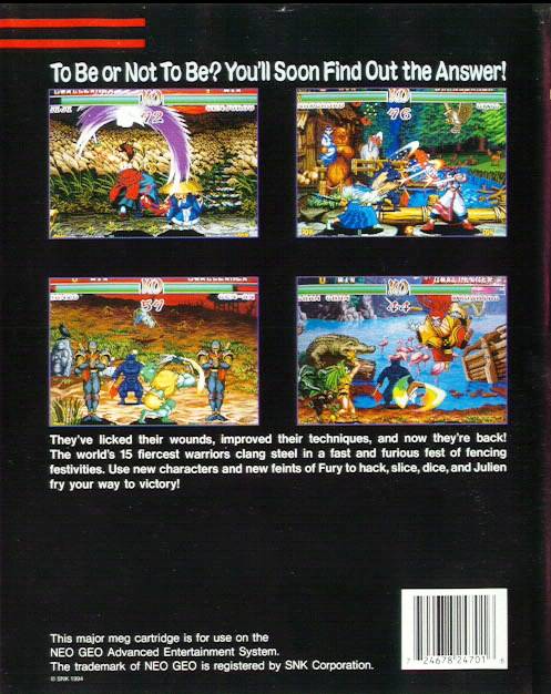 Samurai Shodown II - SNK NeoGeo  [Pre-Owned] Video Games SNK   