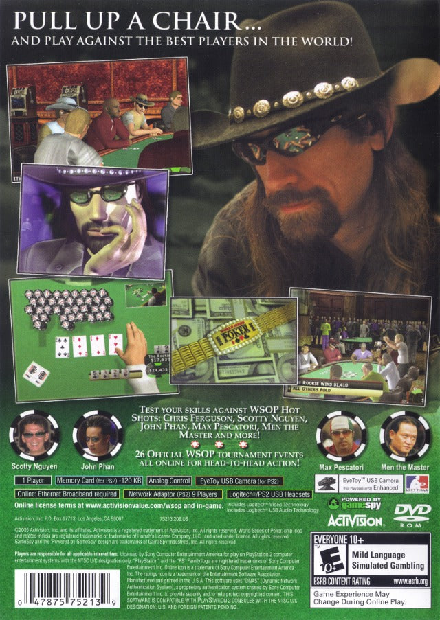 World Series of Poker - (PS2) PlayStation 2 [Pre-Owned] | J&L Game