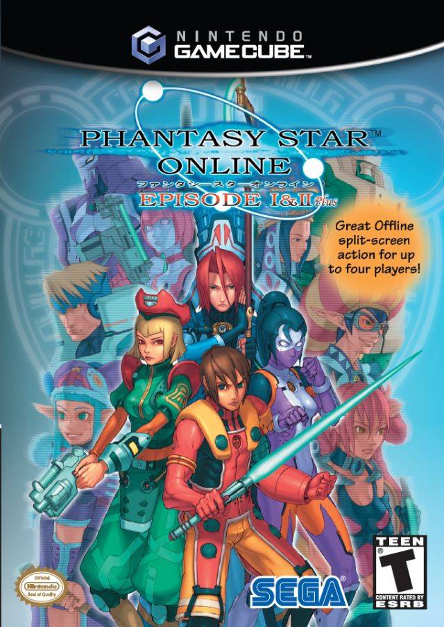 Phantasy Star Online Episode I & II Plus - (GC) GameCube Video Games Sega   
