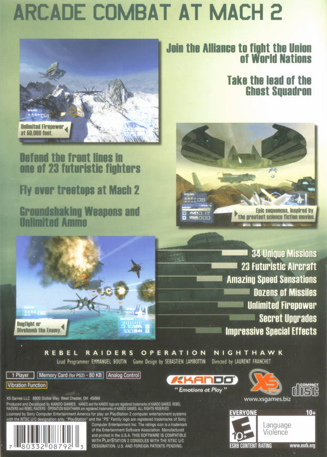 Rebel Raiders: Operation Nighthawk - (PS2) PlayStation 2 [Pre-Owned] Video Games XS Games   
