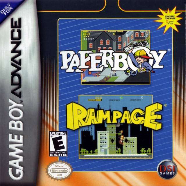 Paperboy / Rampage - (GBA) Game Boy Advance [Pre-Owned] Video Games DSI Games   