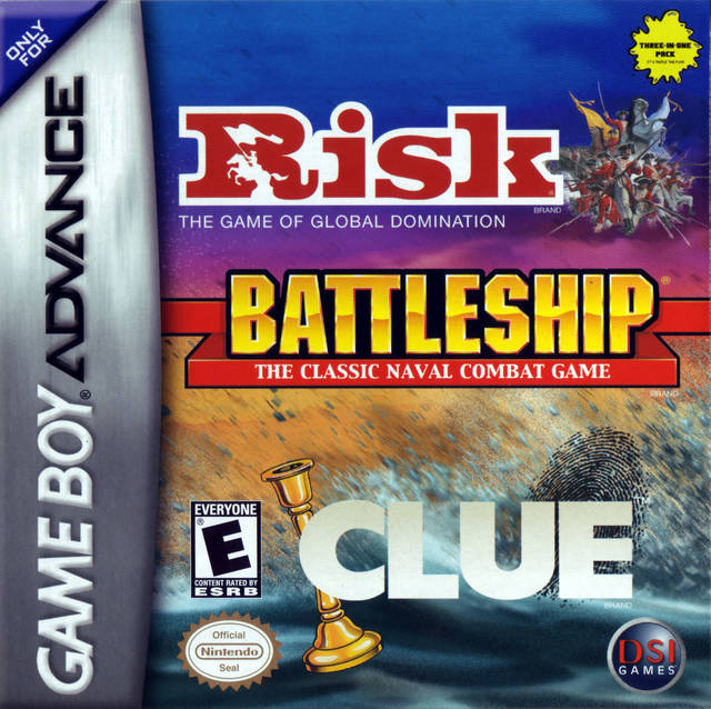 Risk / Battleship / Clue - (GBA) Game Boy Advance Video Games DSI Games   