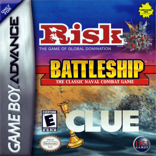 Risk / Battleship / Clue - (GBA) Game Boy Advance [Pre-Owned] Video Games DSI Games   