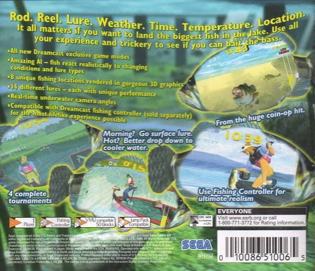 Sega Bass Fishing - (DC) SEGA Dreamcast [Pre-Owned] Video Games Sega   
