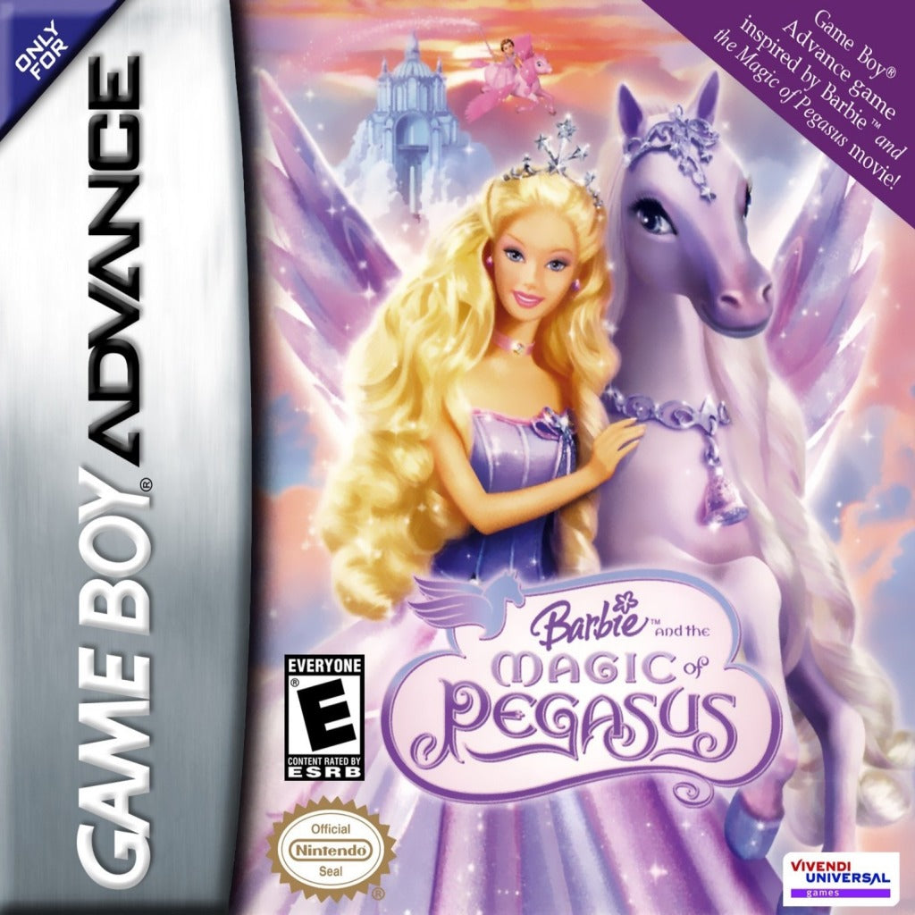 Barbie and the Magic of Pegasus - (GBA) Game Boy Advance Video Games VU Games   