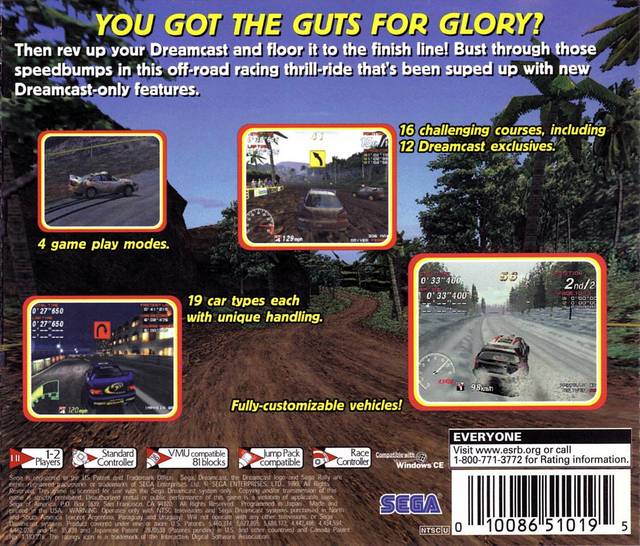 Sega Rally Championship 2 - (DC) SEGA Dreamcast [Pre-Owned] Video Games Sega   