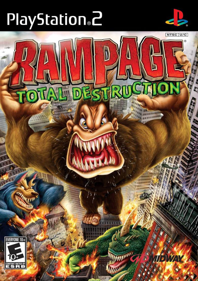 Rampage: Total Destruction - (PS2) PlayStation 2 [Pre-Owned] Video Games Midway   