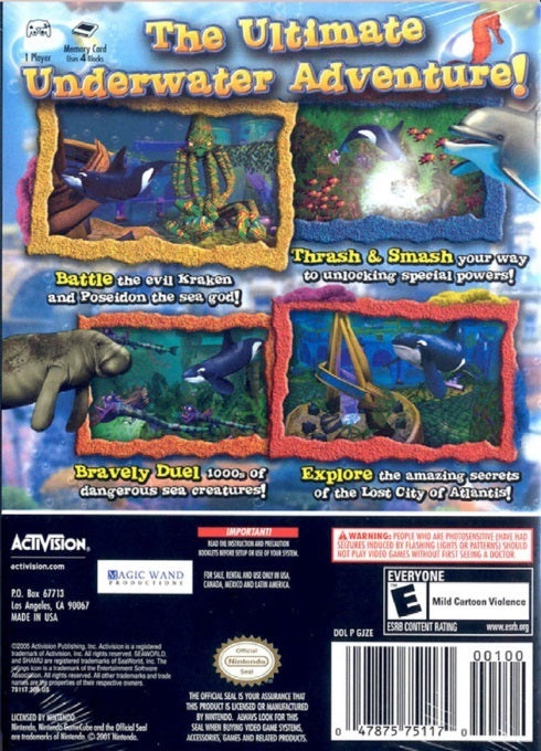 Sea World: Shamu's Deep Sea Adventures - (GC) GameCube [Pre-Owned] Video Games Activision   